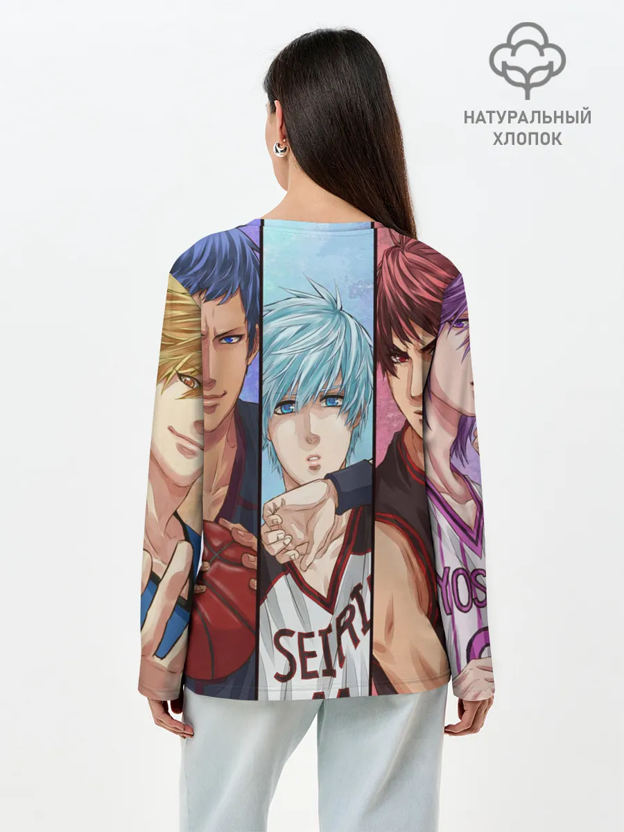 Лонгслив женский. Хлопок / Kurokos Basketball