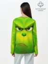 Лонгслив женский. Хлопок / Гринч 3D/ The Grinch