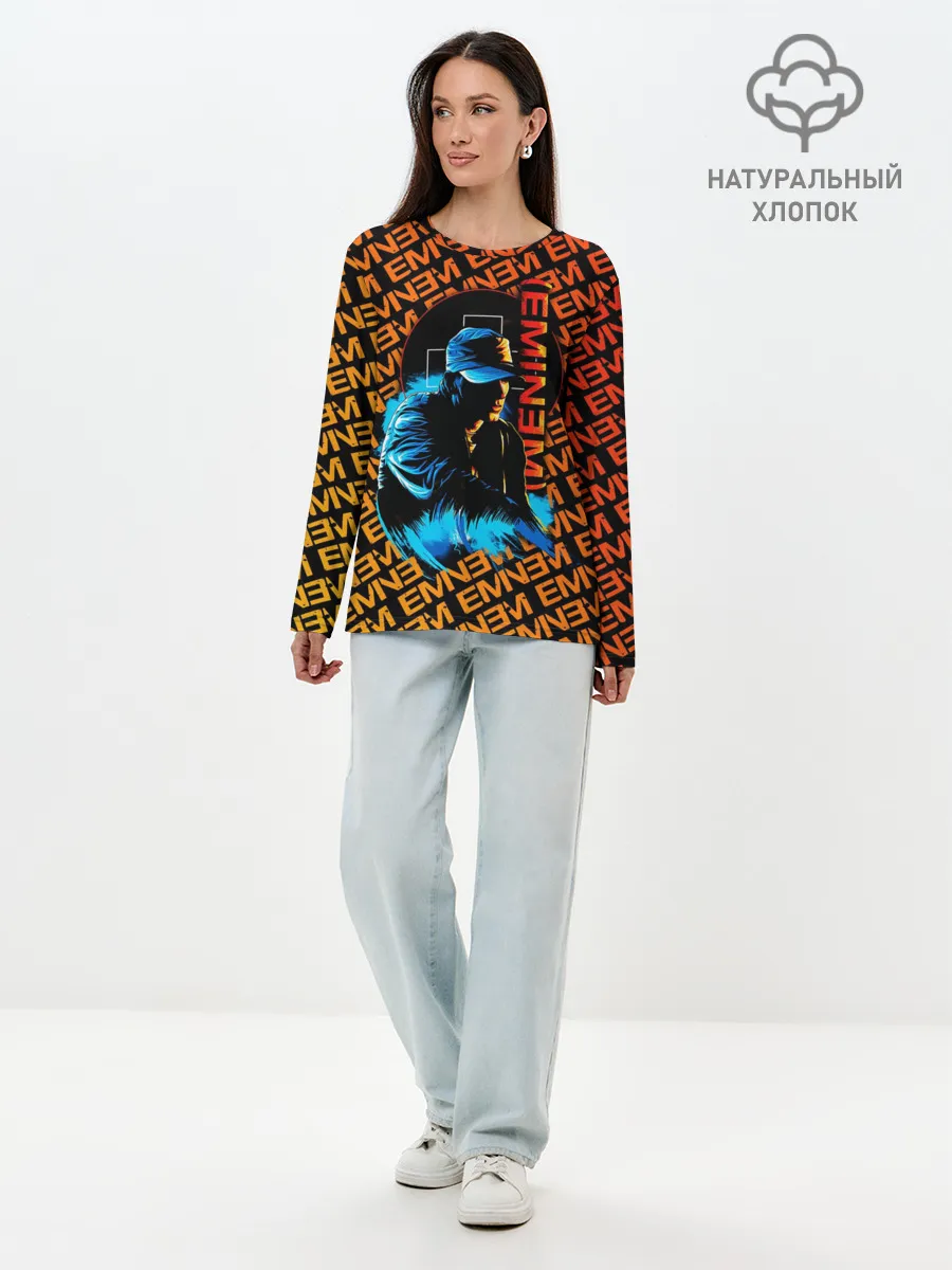Лонгслив женский. Хлопок / EMINEM