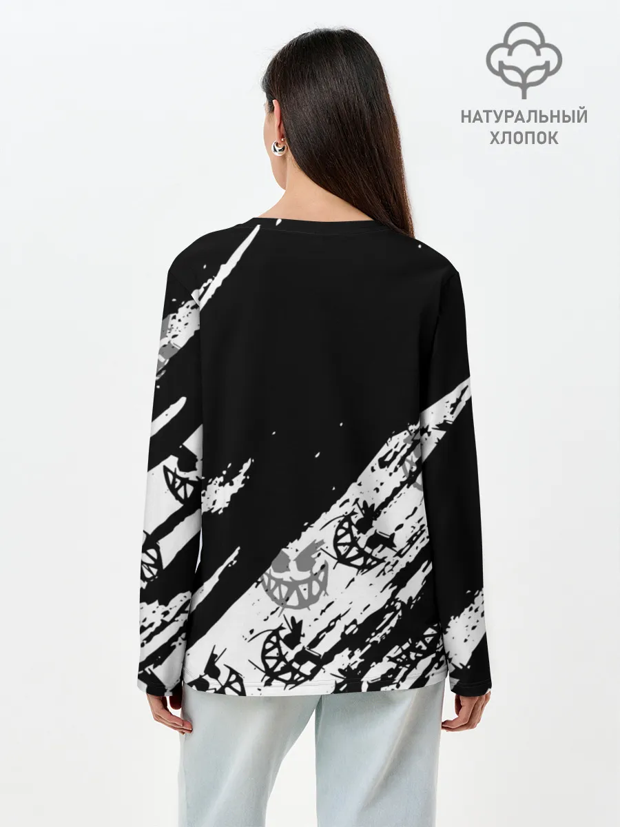 Лонгслив женский. Хлопок / PYROKINESIS.