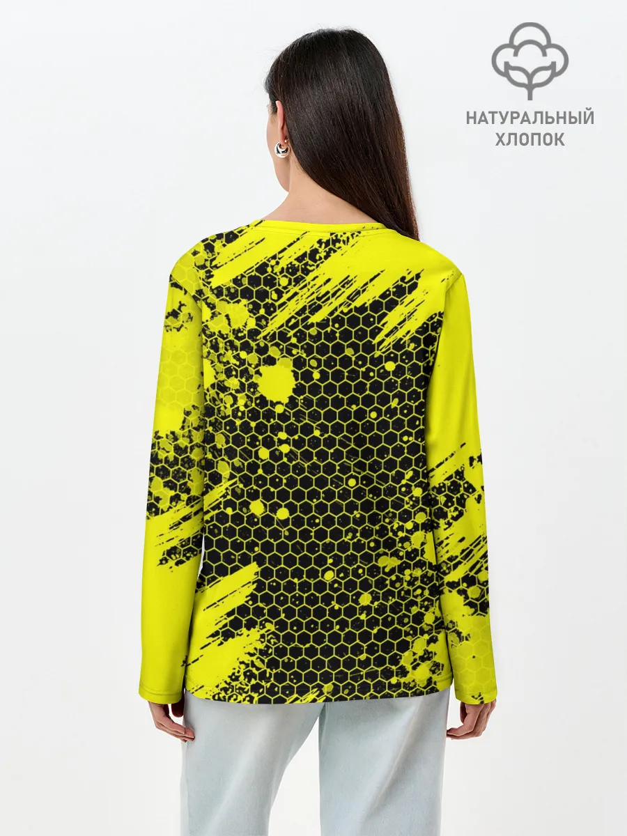 Лонгслив женский. Хлопок / Pikachu Pika Pika