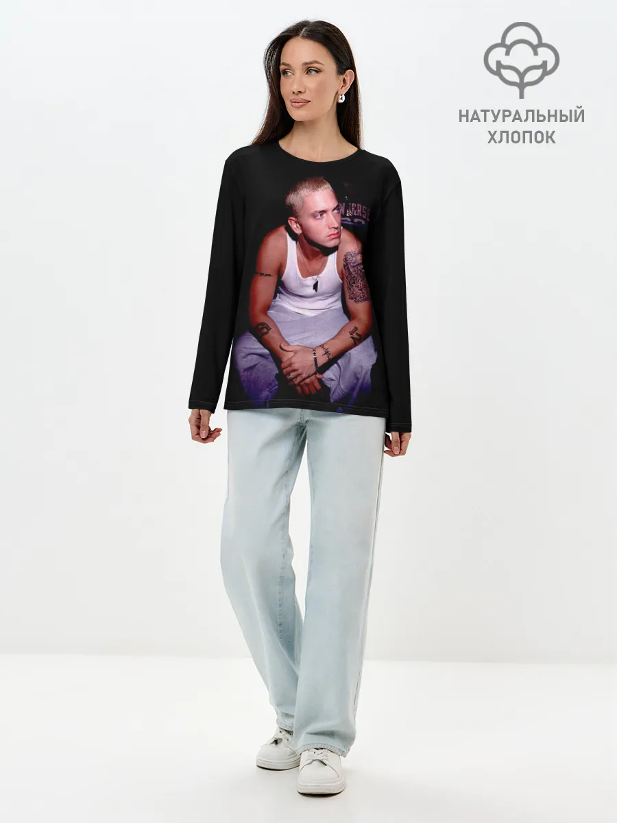 Лонгслив женский. Хлопок / EMINEM
