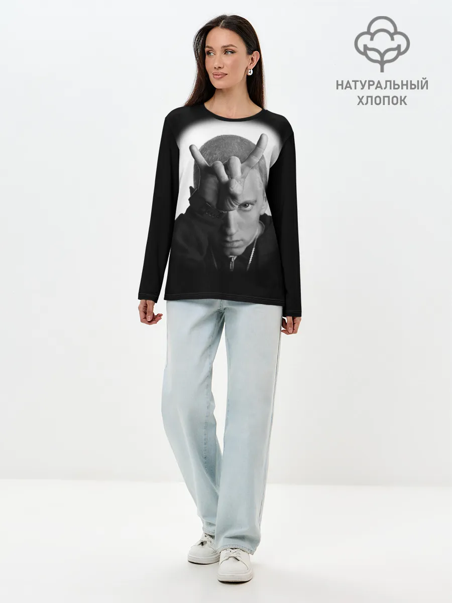 Лонгслив женский. Хлопок / EMINEM