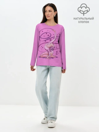 Лонгслив женский. Хлопок / Rhythmic Gymnastics