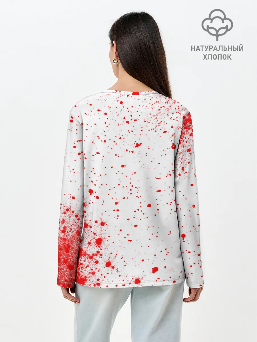 Лонгслив женский. Хлопок / AC MILAN / МИЛАН