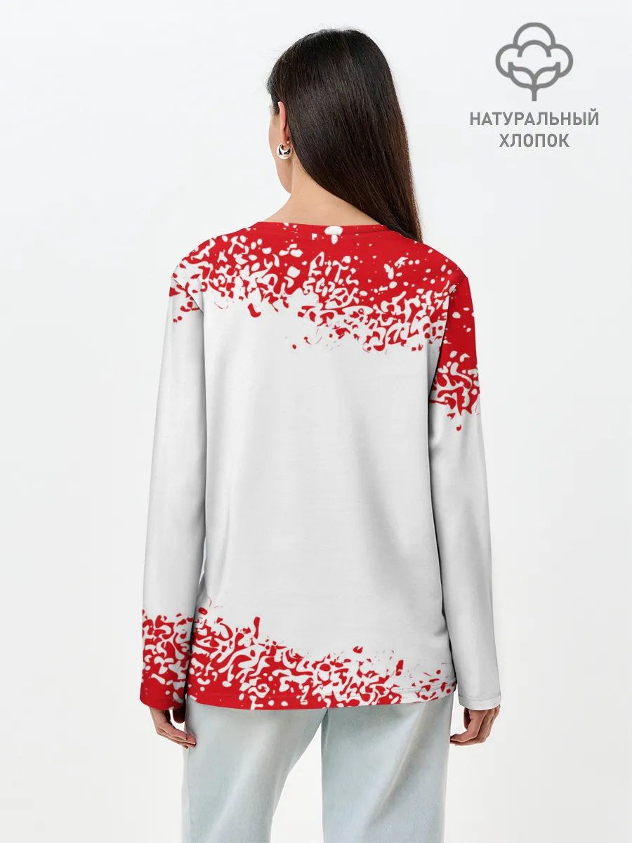 Лонгслив женский. Хлопок / MANCHESTER UNITED