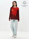 Лонгслив женский. Хлопок / MANCHESTER UNITED