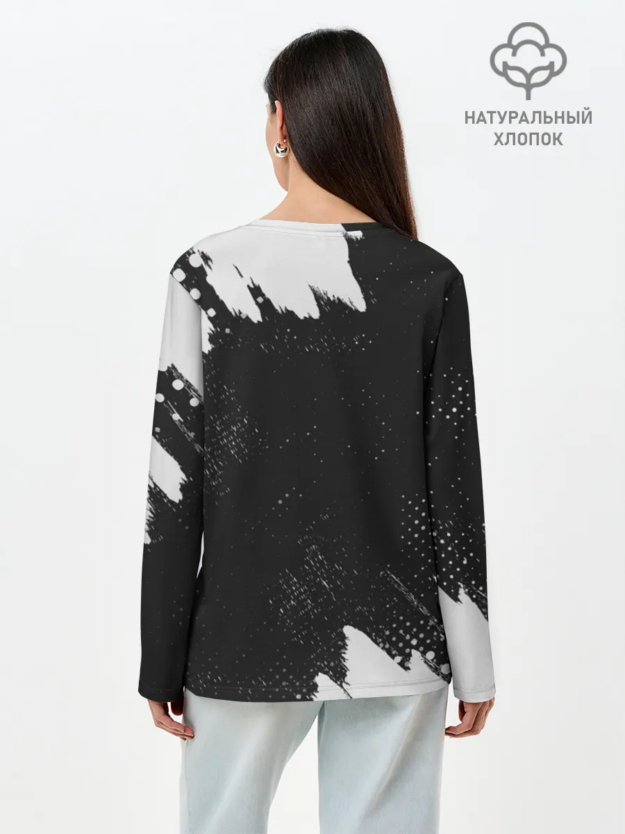 Лонгслив женский. Хлопок / MARILYN MANSON / М. МЭНСОН