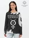 Лонгслив женский. Хлопок / MARILYN MANSON / М. МЭНСОН