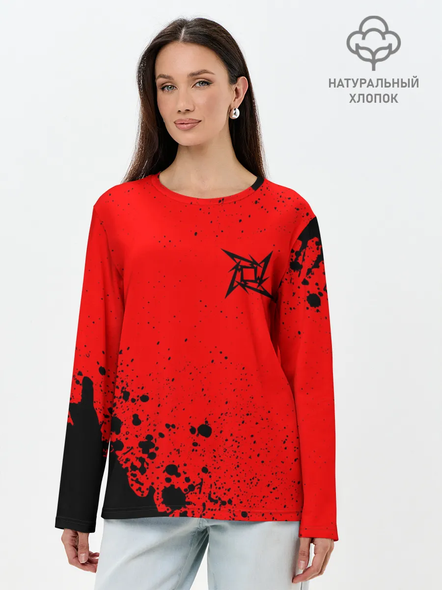 Лонгслив женский. Хлопок / METALLICA / МЕТАЛЛИКА