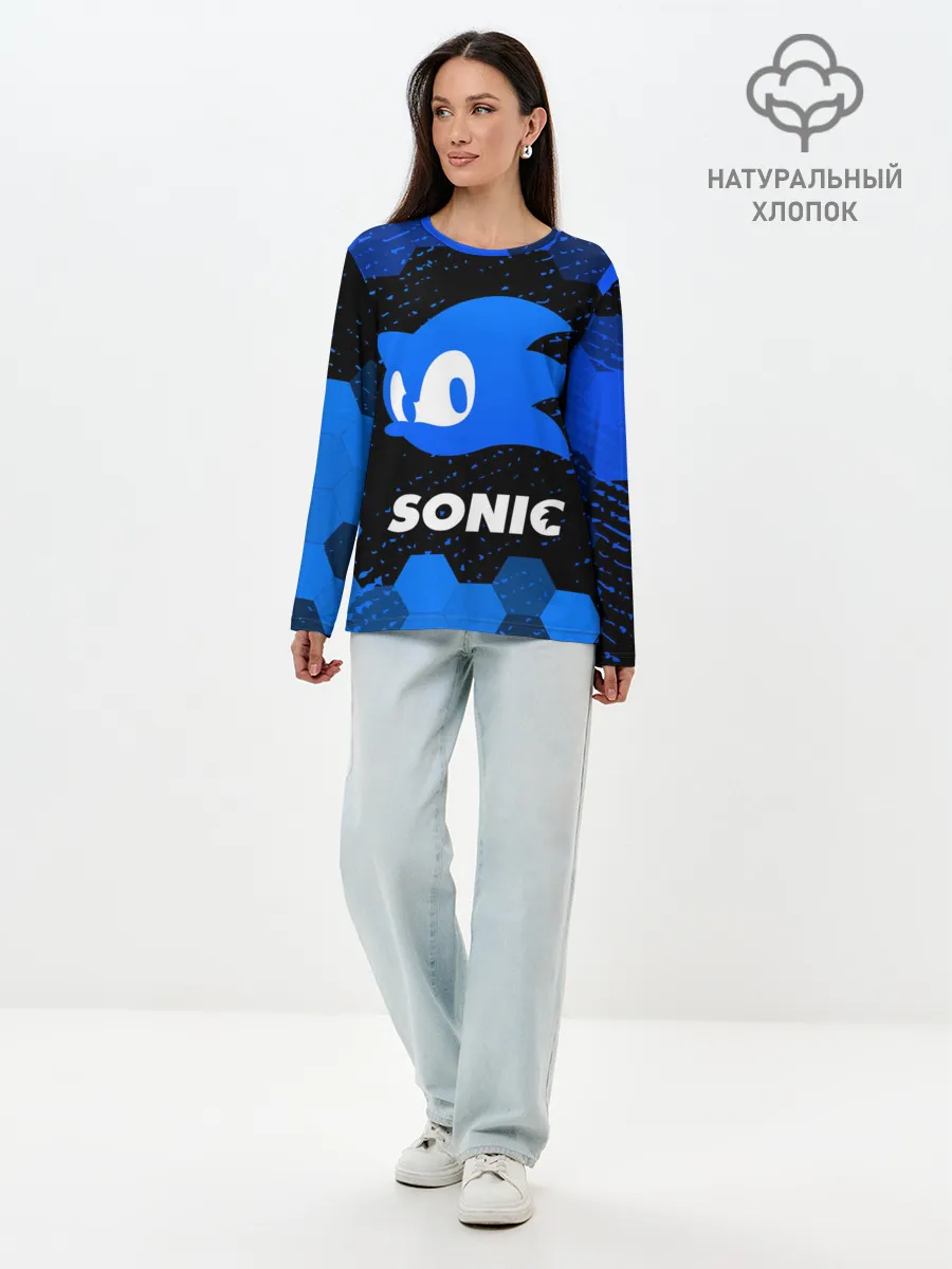 Лонгслив женский. Хлопок / СОНИК / SONIC