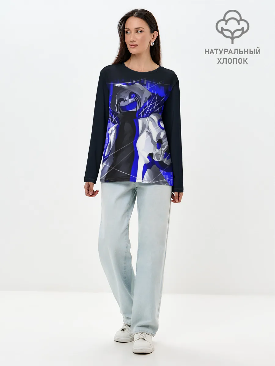 Лонгслив женский. Хлопок / UNDERTALE