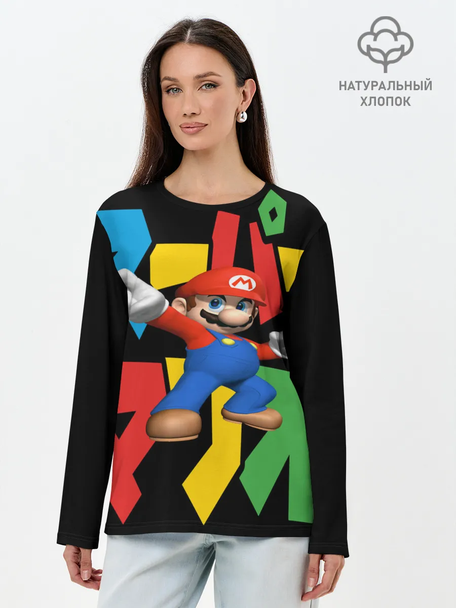 Лонгслив женский. Хлопок / mario