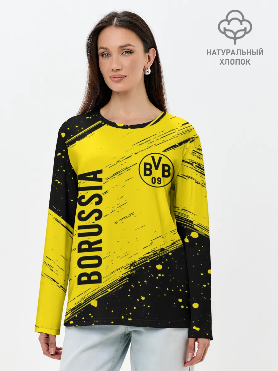 Лонгслив женский. Хлопок / BORUSSIA / Боруссия