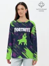 Лонгслив женский. Хлопок / FORTNITE LAMA.