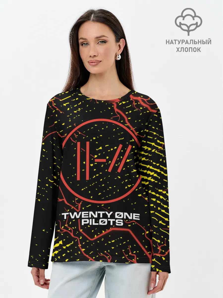 Лонгслив женский. Хлопок / TWENTY ONE PILOTS / 21 PILOTS