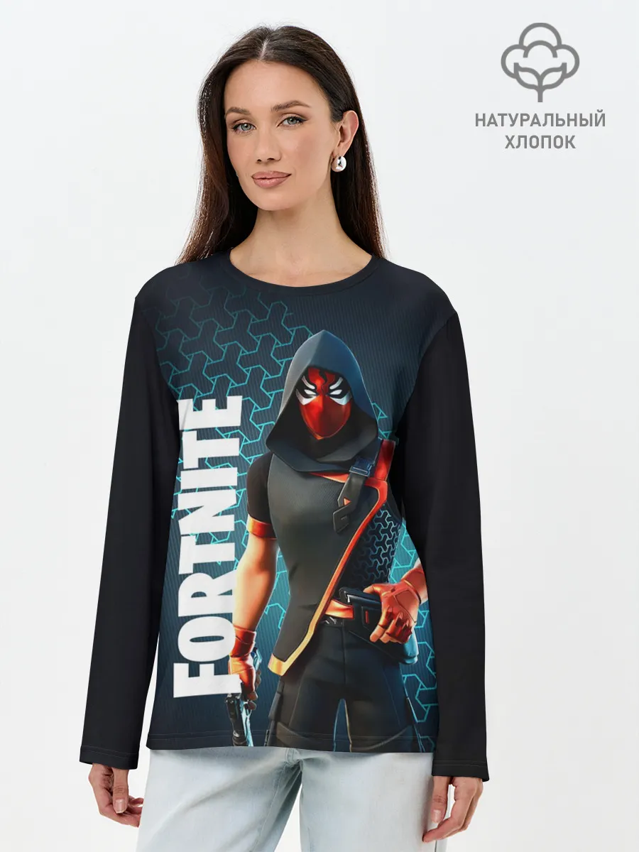 Лонгслив женский. Хлопок / FORTNITE