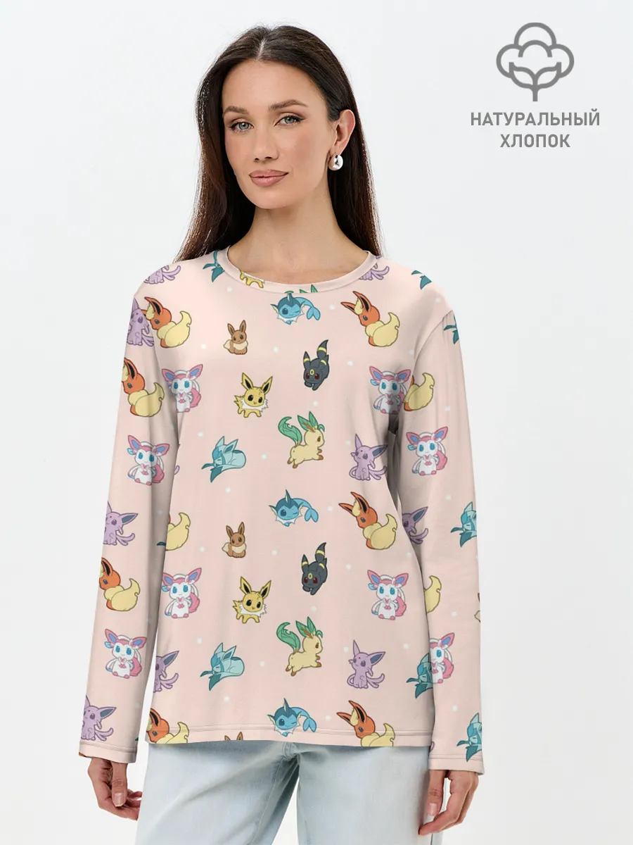 Лонгслив женский. Хлопок / Иви