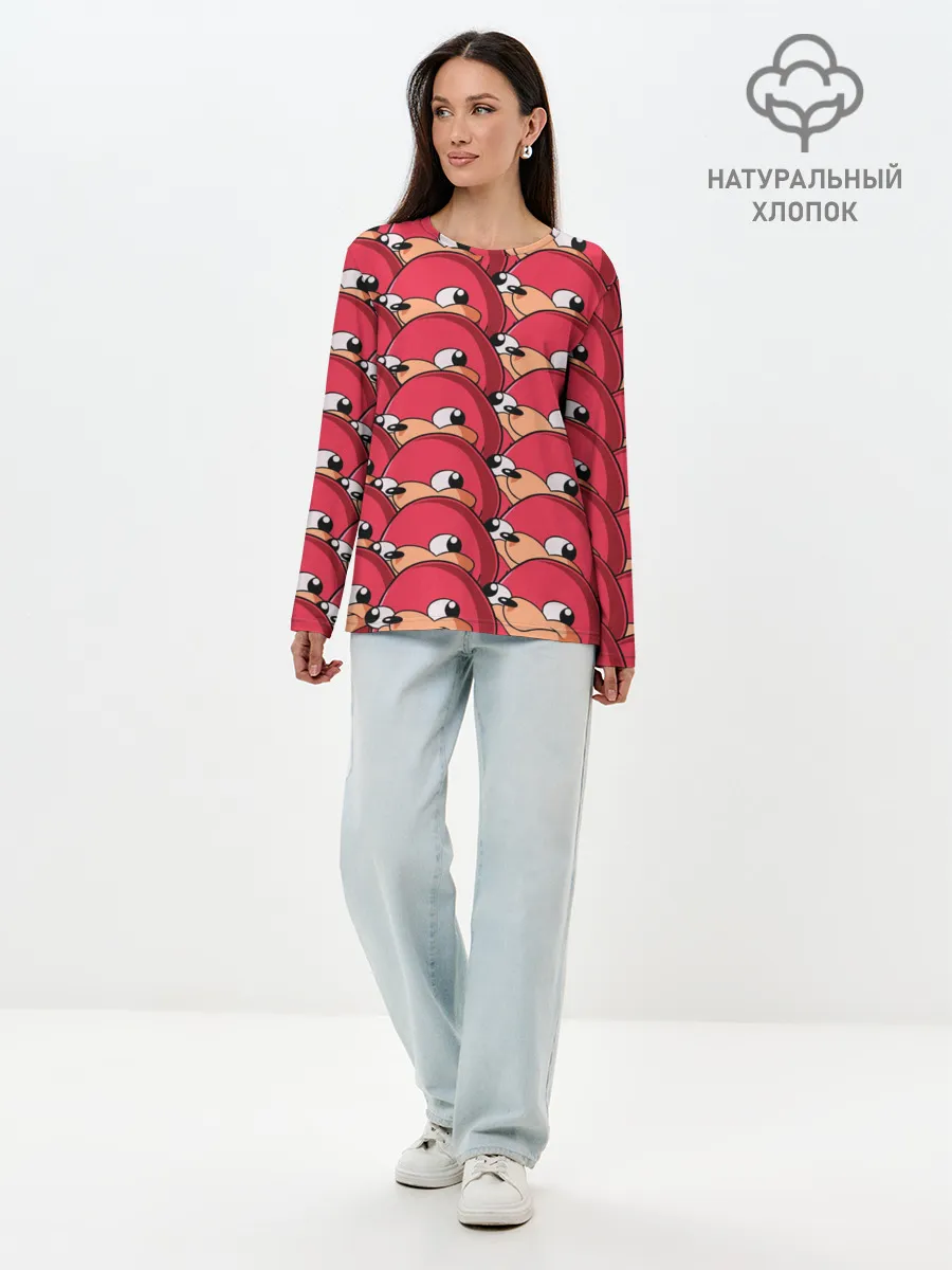 Лонгслив женский. Хлопок / Knuckles