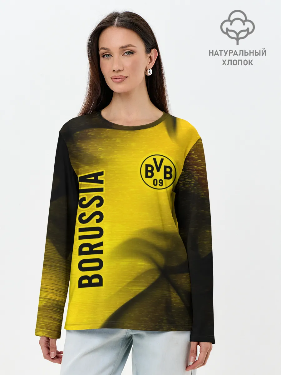 Лонгслив женский. Хлопок / BORUSSIA / Боруссия