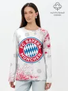 Лонгслив женский. Хлопок / FC BAYERN / БАВАРИЯ