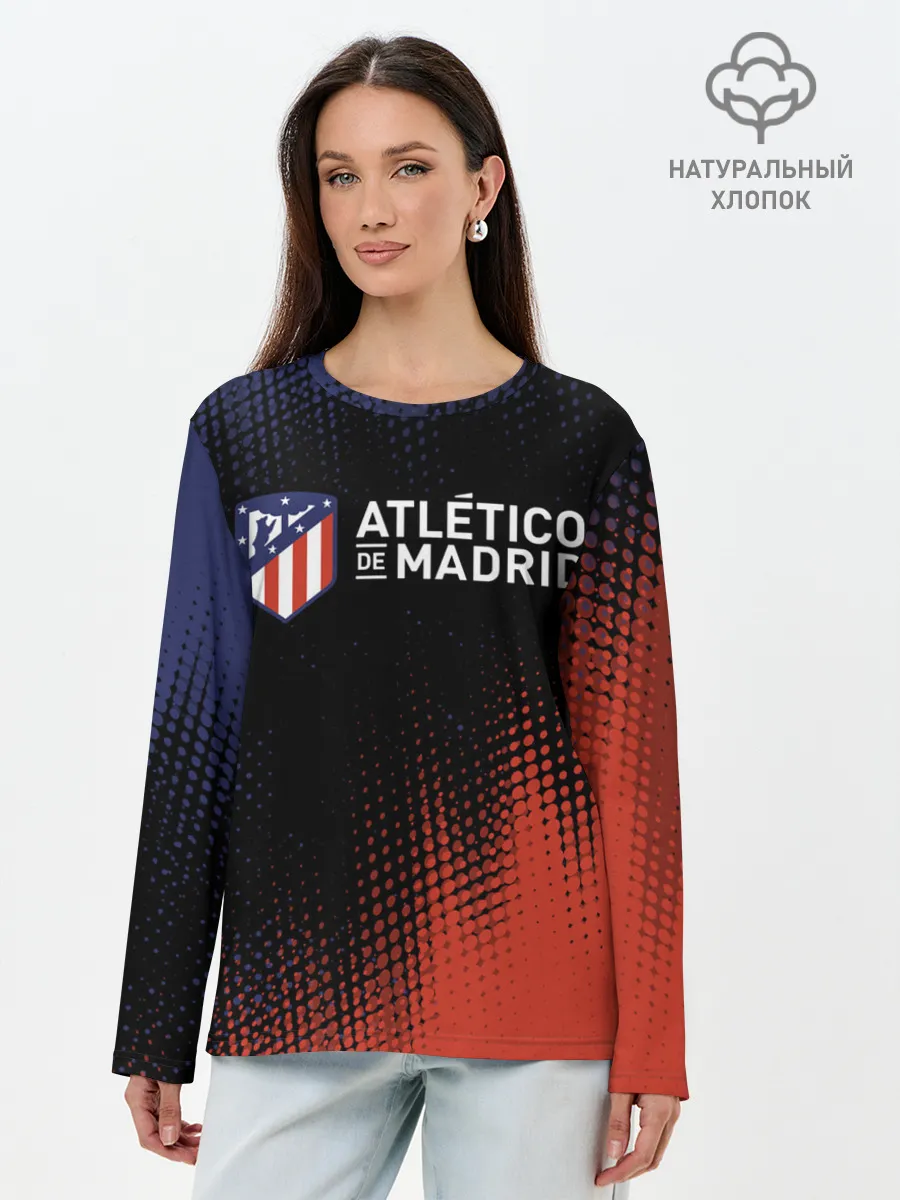 Лонгслив женский. Хлопок / ATLETICO MADRID / Атлетико