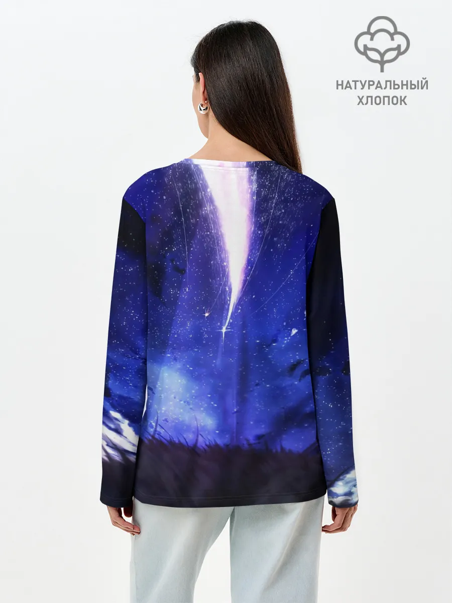 Лонгслив женский. Хлопок / ТВОЕ ИМЯ