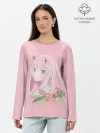 Лонгслив женский. Хлопок / Pink Zero Two