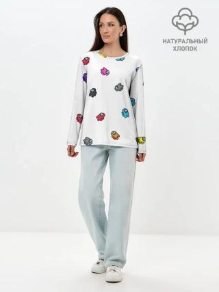 Лонгслив женский. Хлопок / Among Us