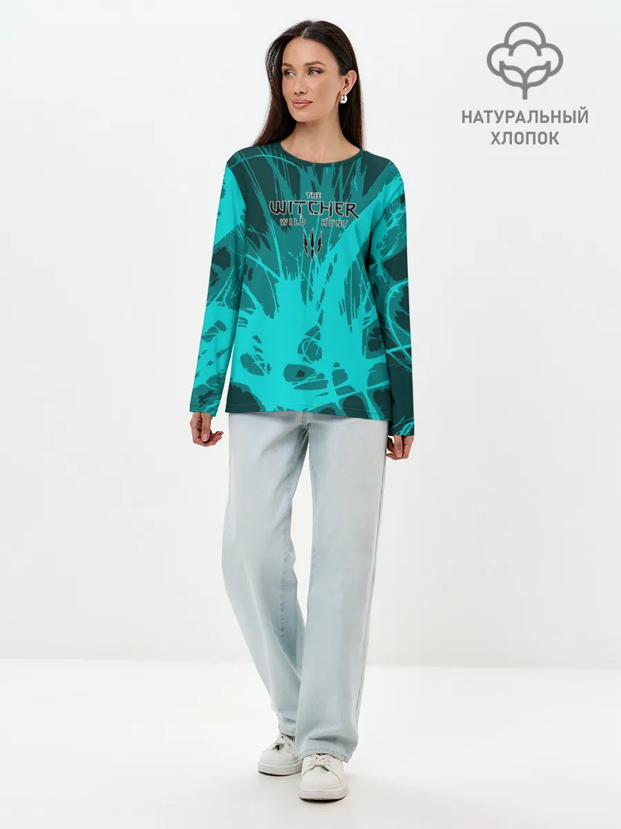 Лонгслив женский. Хлопок / ВЕДЬМАК