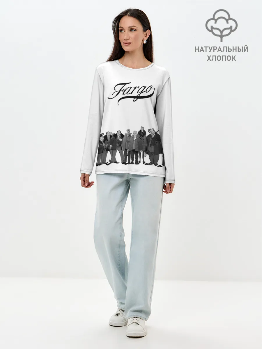 Лонгслив женский. Хлопок / Fargo