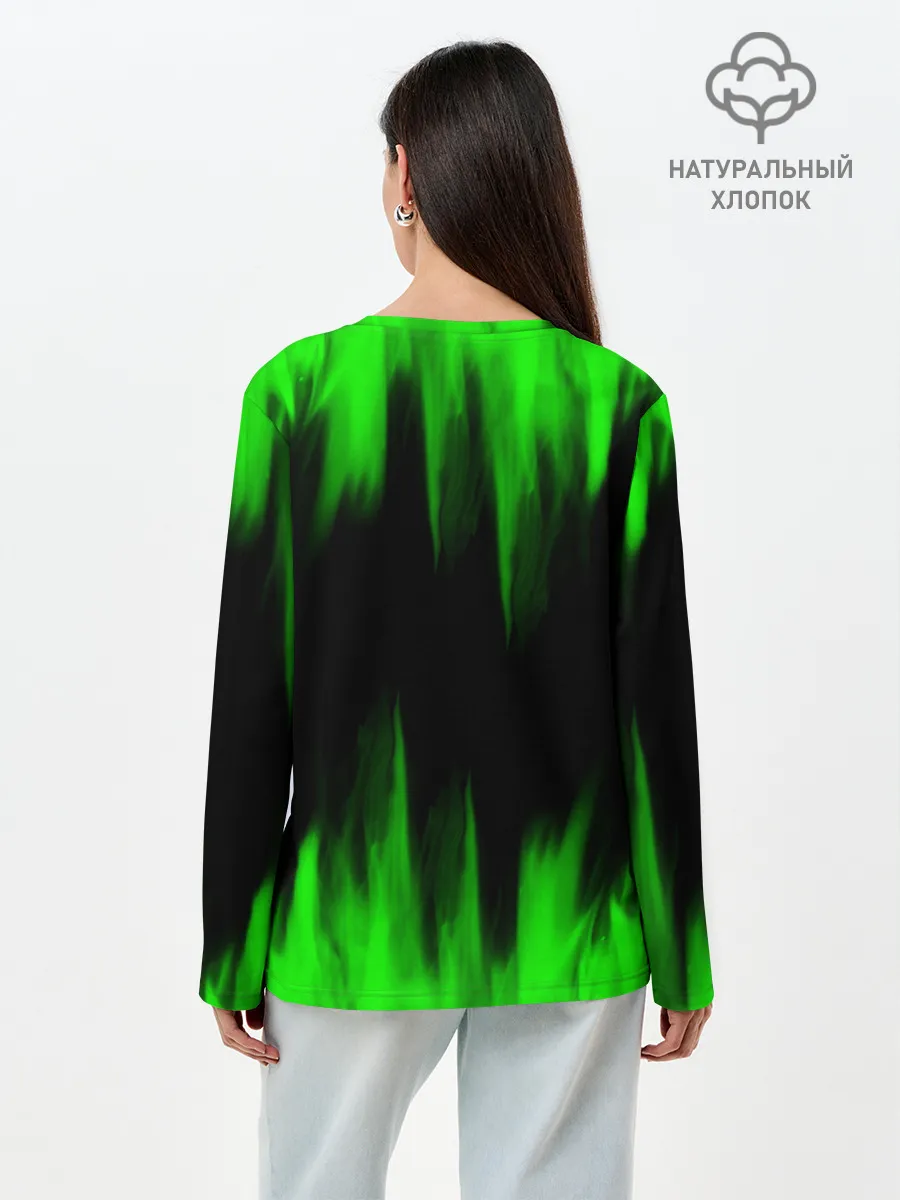 Лонгслив женский. Хлопок / Dead by Daylight.