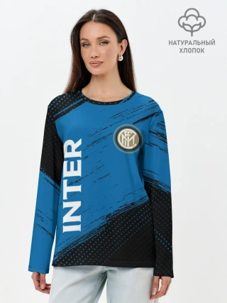 Лонгслив женский. Хлопок / INTER / Интер