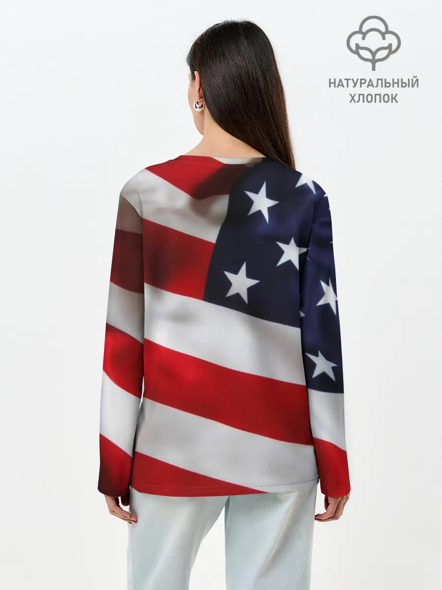 Лонгслив женский. Хлопок / США | USA