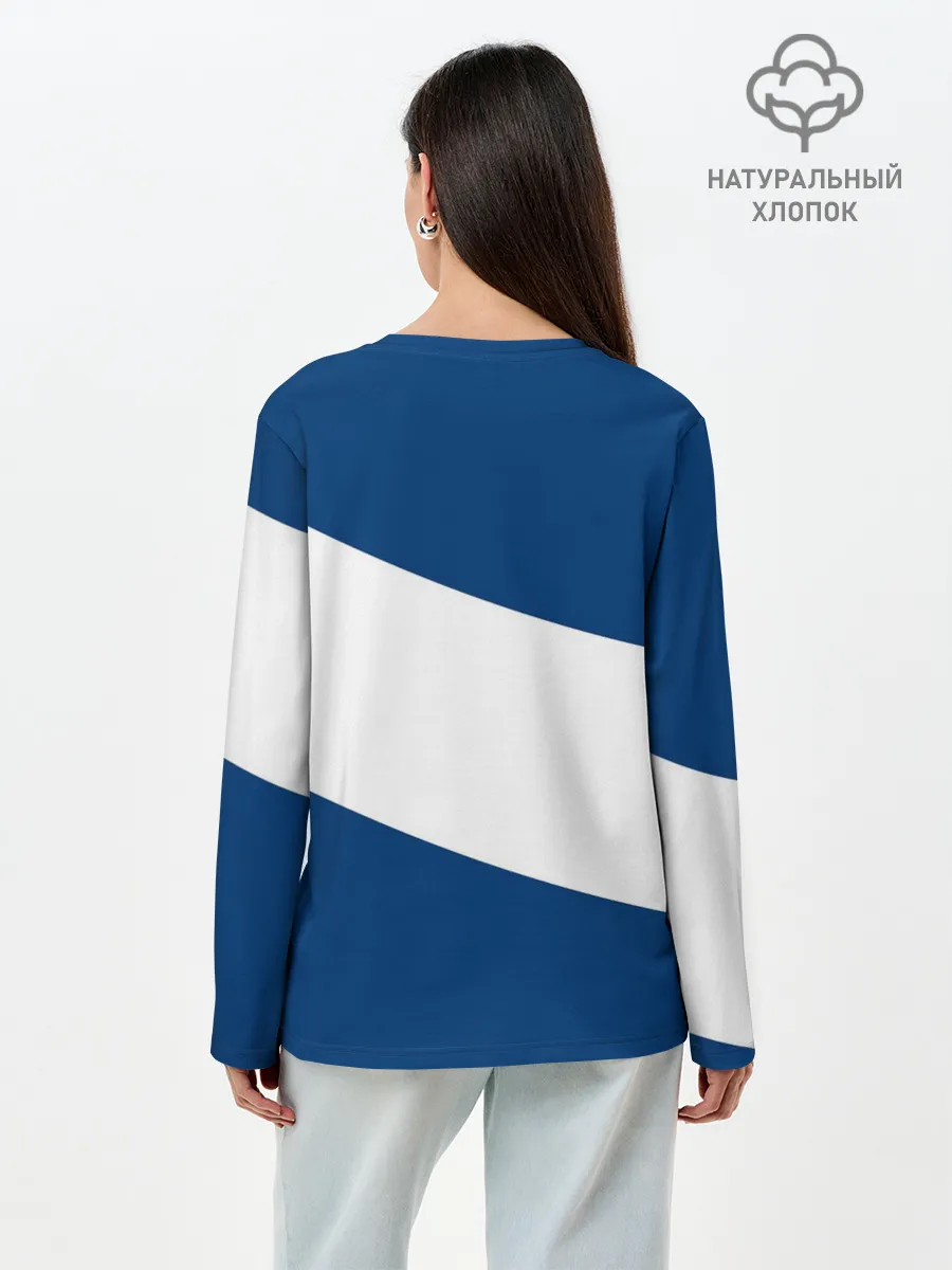 Лонгслив женский. Хлопок / Торонто Мейпл Лифс