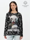 Лонгслив женский. Хлопок / Fortnite | Panda