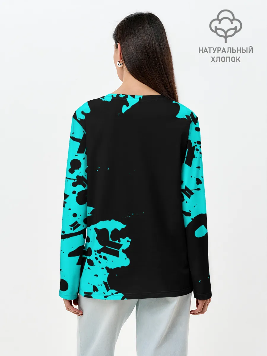 Лонгслив женский. Хлопок / BTS / БТС