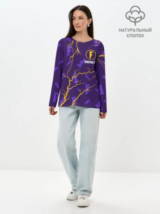 Лонгслив женский. Хлопок / FORTNITE / ФОРТНАЙТ