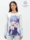 Лонгслив женский. Хлопок / Re:Zero, Рем
