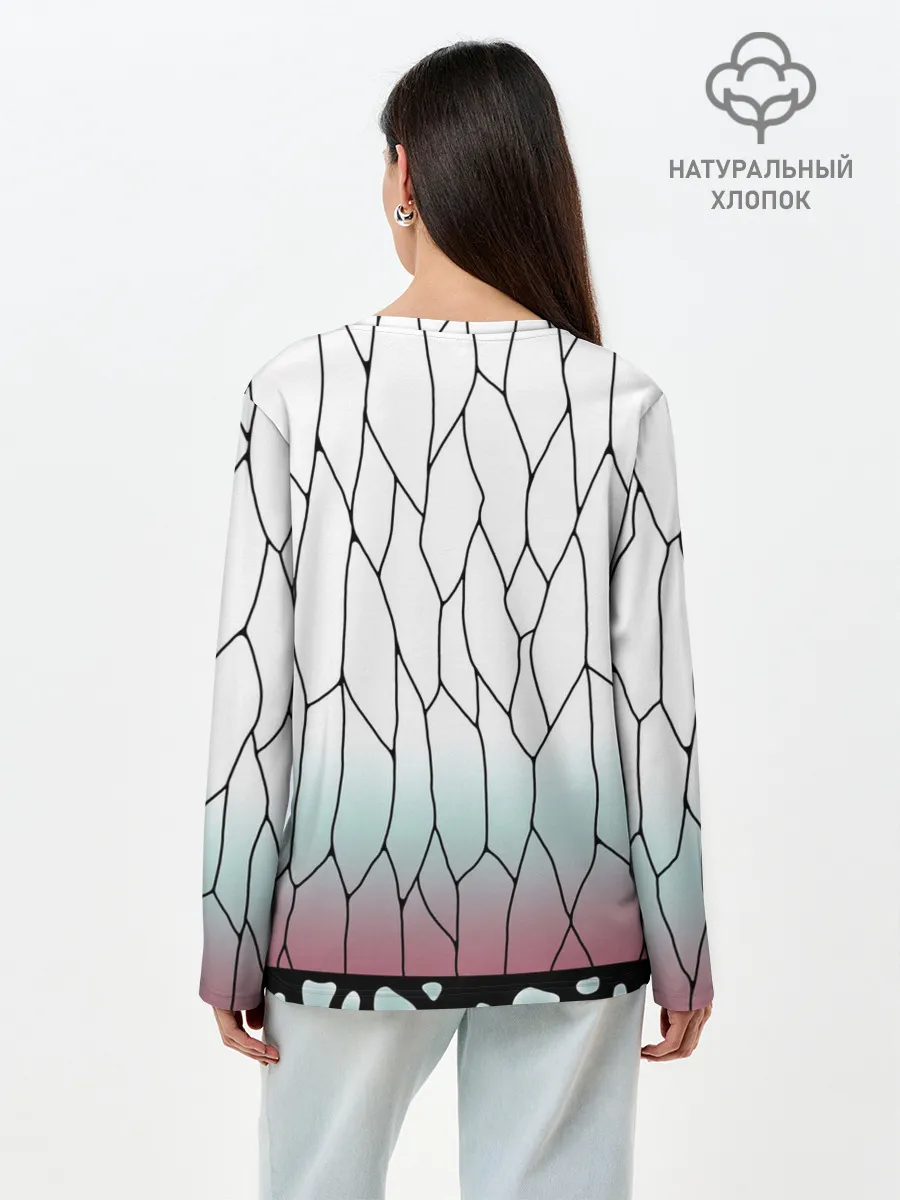 Лонгслив женский. Хлопок / Шинобу Кочо