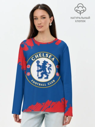 Лонгслив женский. Хлопок / CHELSEA F.C. / ЧЕЛСИ