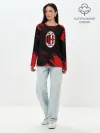 Лонгслив женский. Хлопок / AC MILAN.