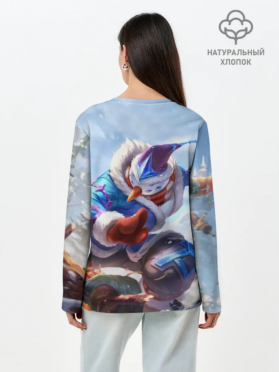 Лонгслив женский. Хлопок / League of Legends МАСТЕР ЙИ