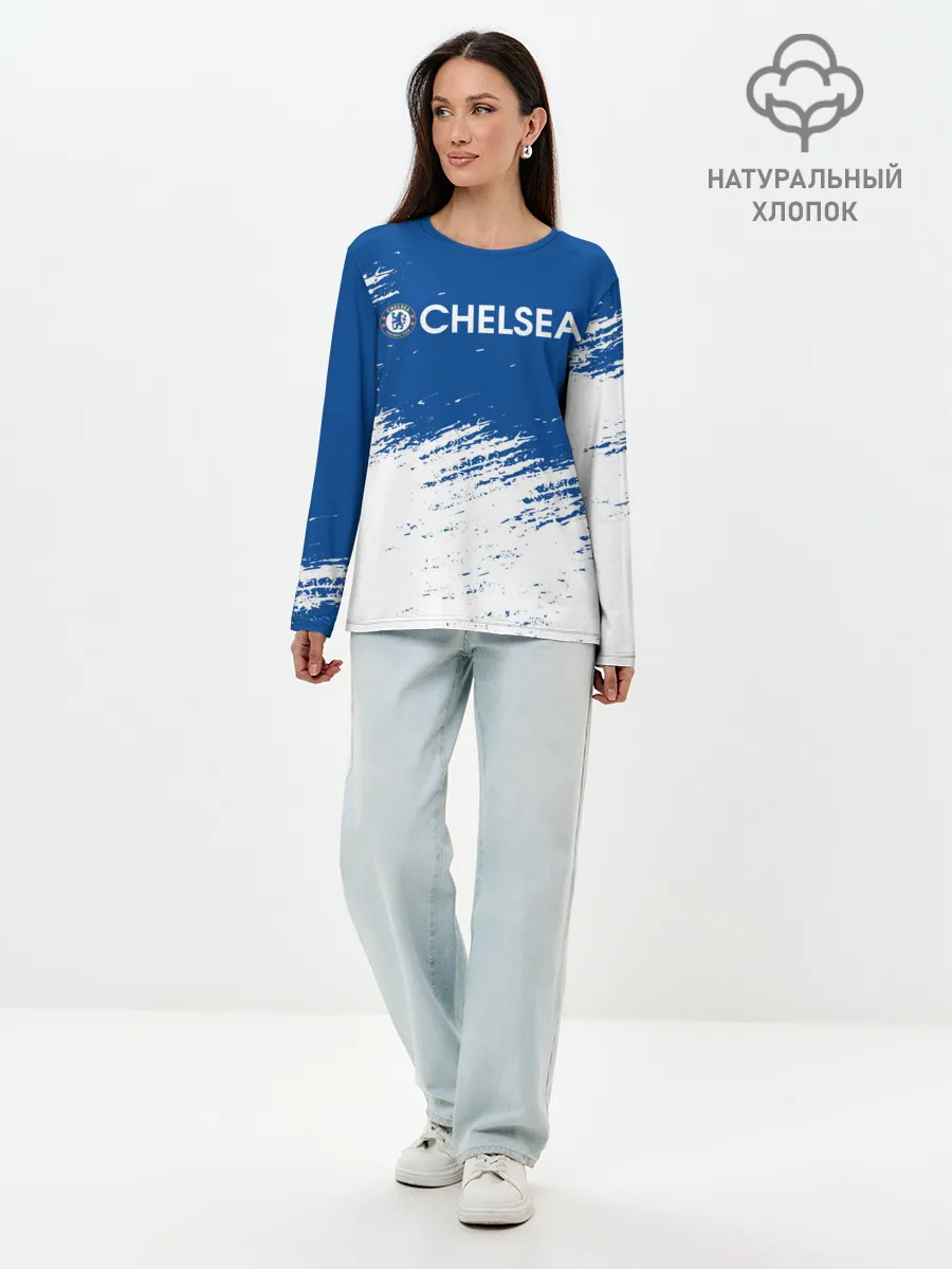 Лонгслив женский. Хлопок / CHELSEA.