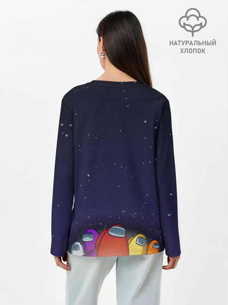 Лонгслив женский. Хлопок / Among Us team