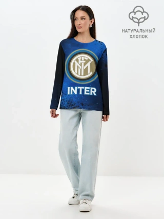 Лонгслив женский. Хлопок / INTER / Интер