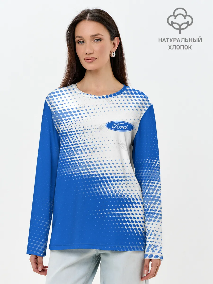 Лонгслив женский. Хлопок / FORD / Форд