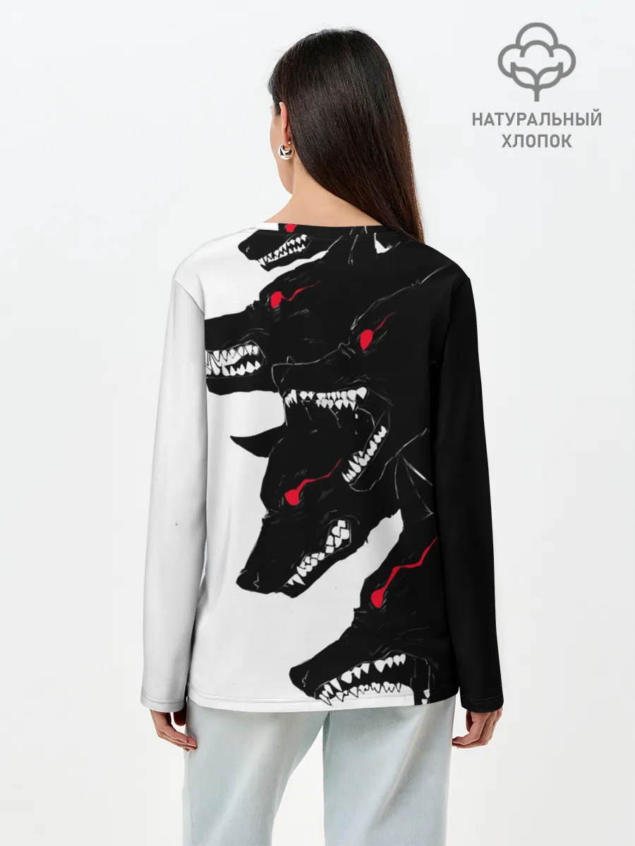 Лонгслив женский. Хлопок / Gluttony