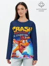 Лонгслив женский. Хлопок / Crash Bandicoot