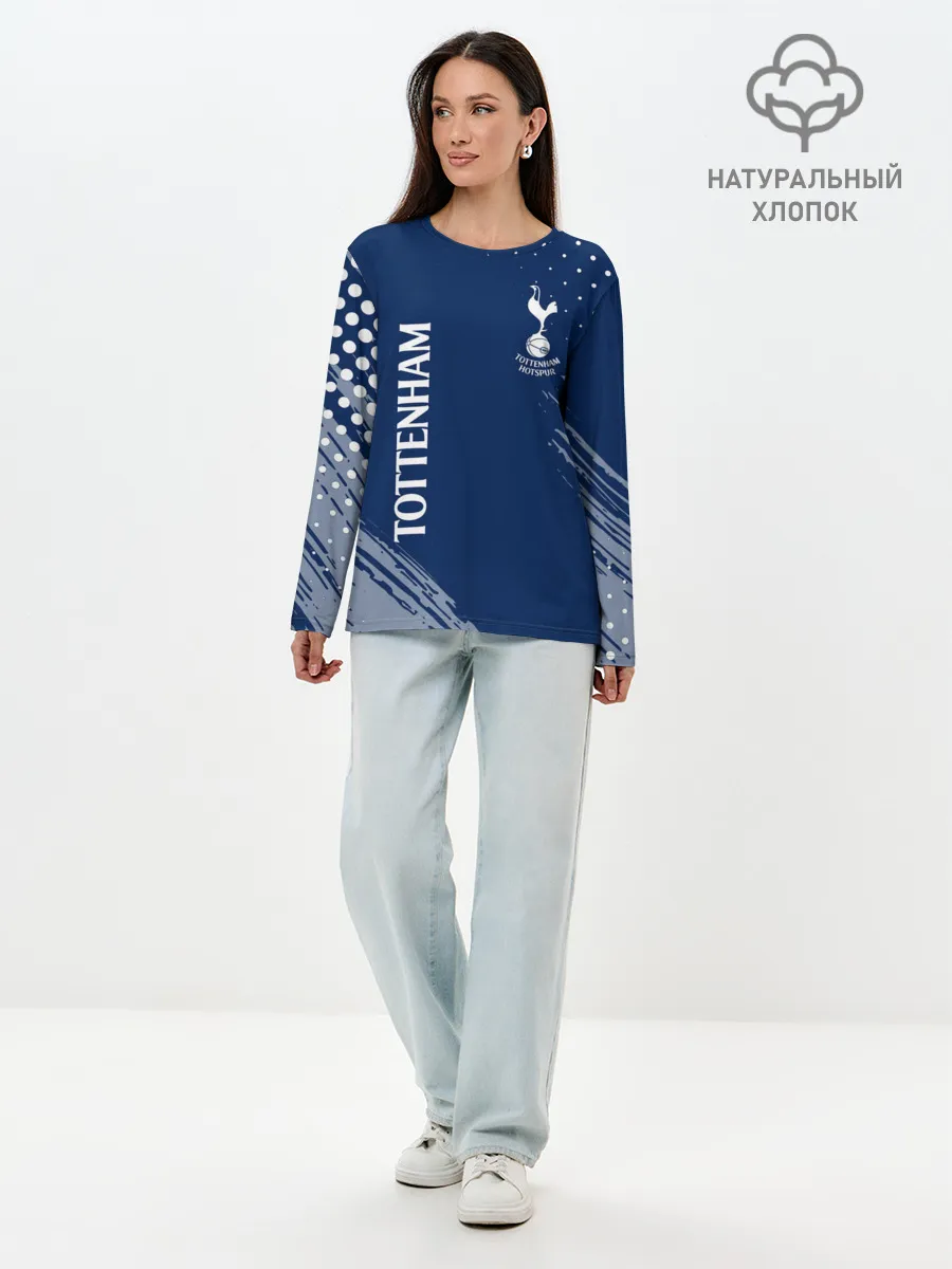 Лонгслив женский. Хлопок / TOTTENHAM HOTSPUR.